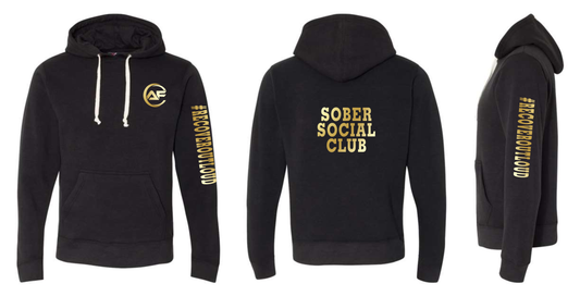 J. America Triblend Fleece Hooded Sweatshirt