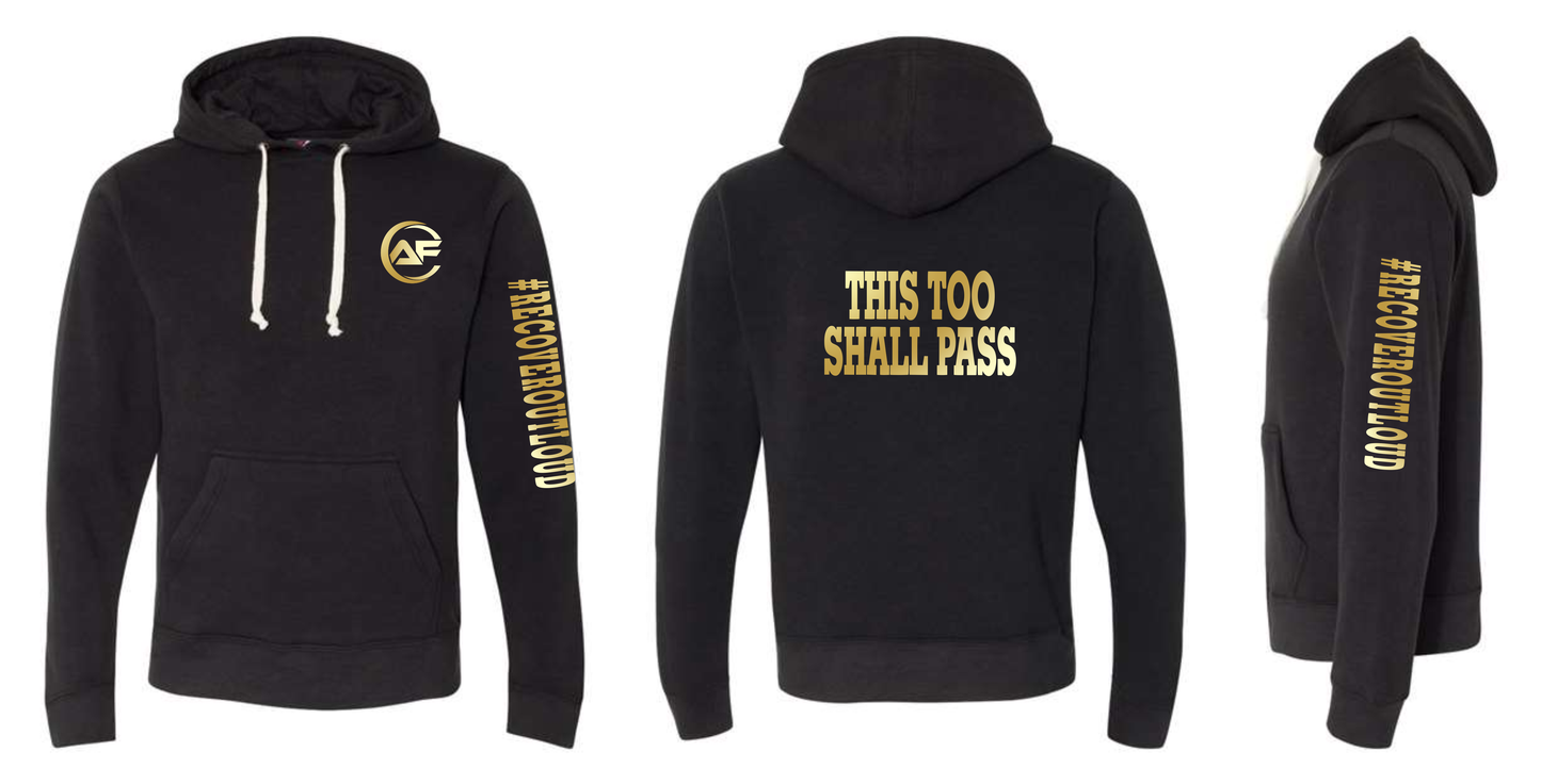 J. America Triblend Fleece Hooded Sweatshirt